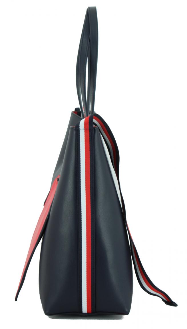 Tommy Hilfiger Iconic Monogram Henkeltasche Island Coral Koralle