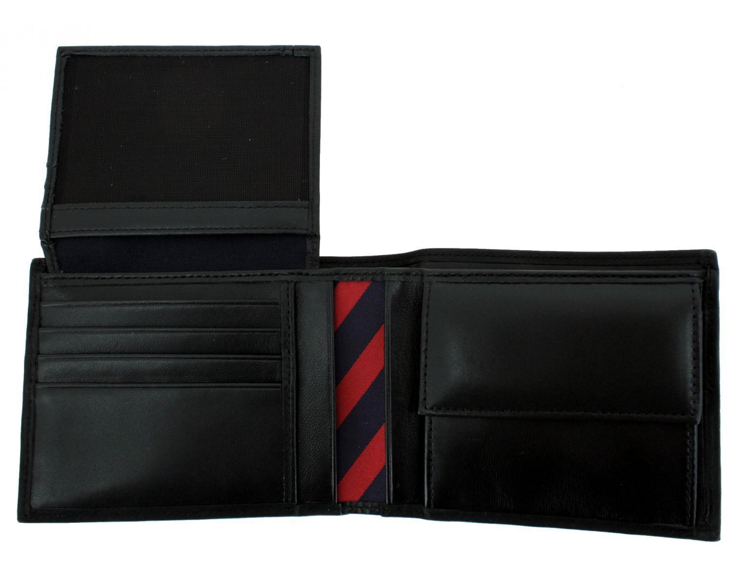 Tommy Hilfiger Johnson Herrenbörse quer Leder Schwarz