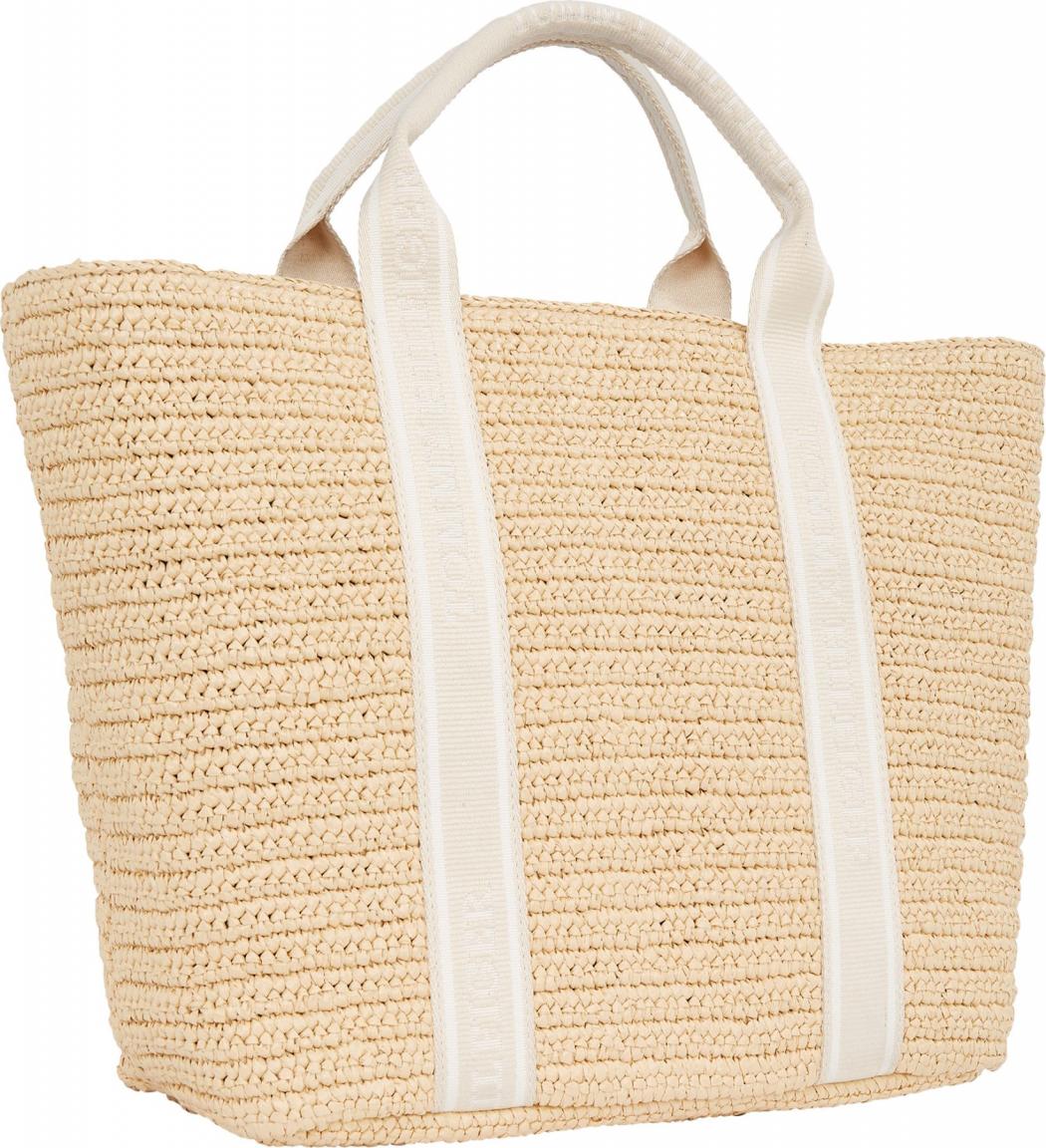 Tommy Hilfiger Korbtasche Medium Spring Logo Tote Women Stroh