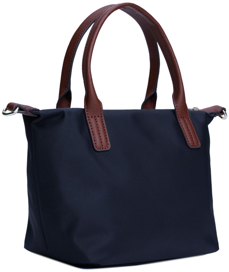 Tommy Hilfiger Kurzgrifftasche Nylon Popette Mini Tote Spaceblue