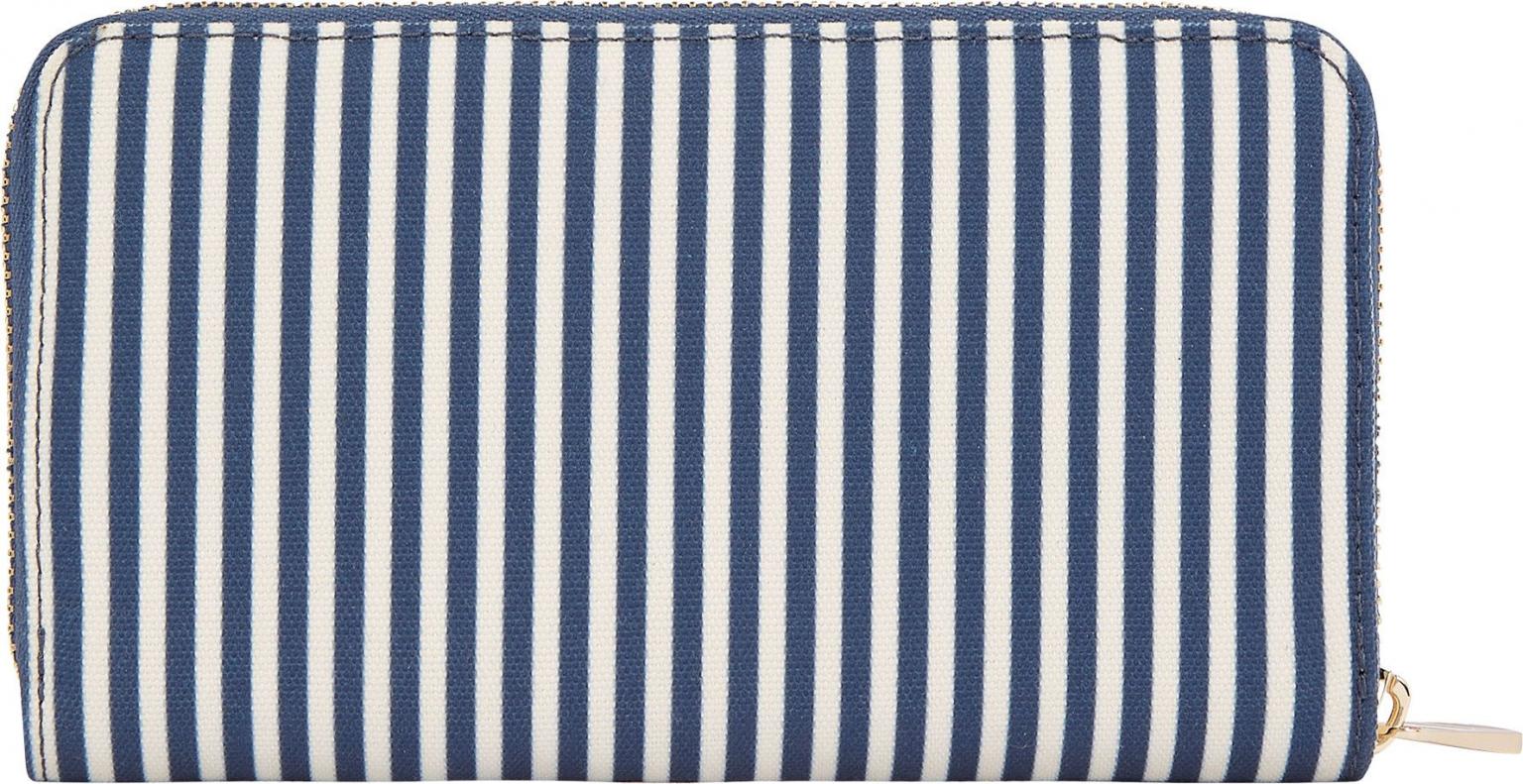 Tommy Hilfiger Longbörse Poppy Summer LRG ZA Space Blue Stripe 
