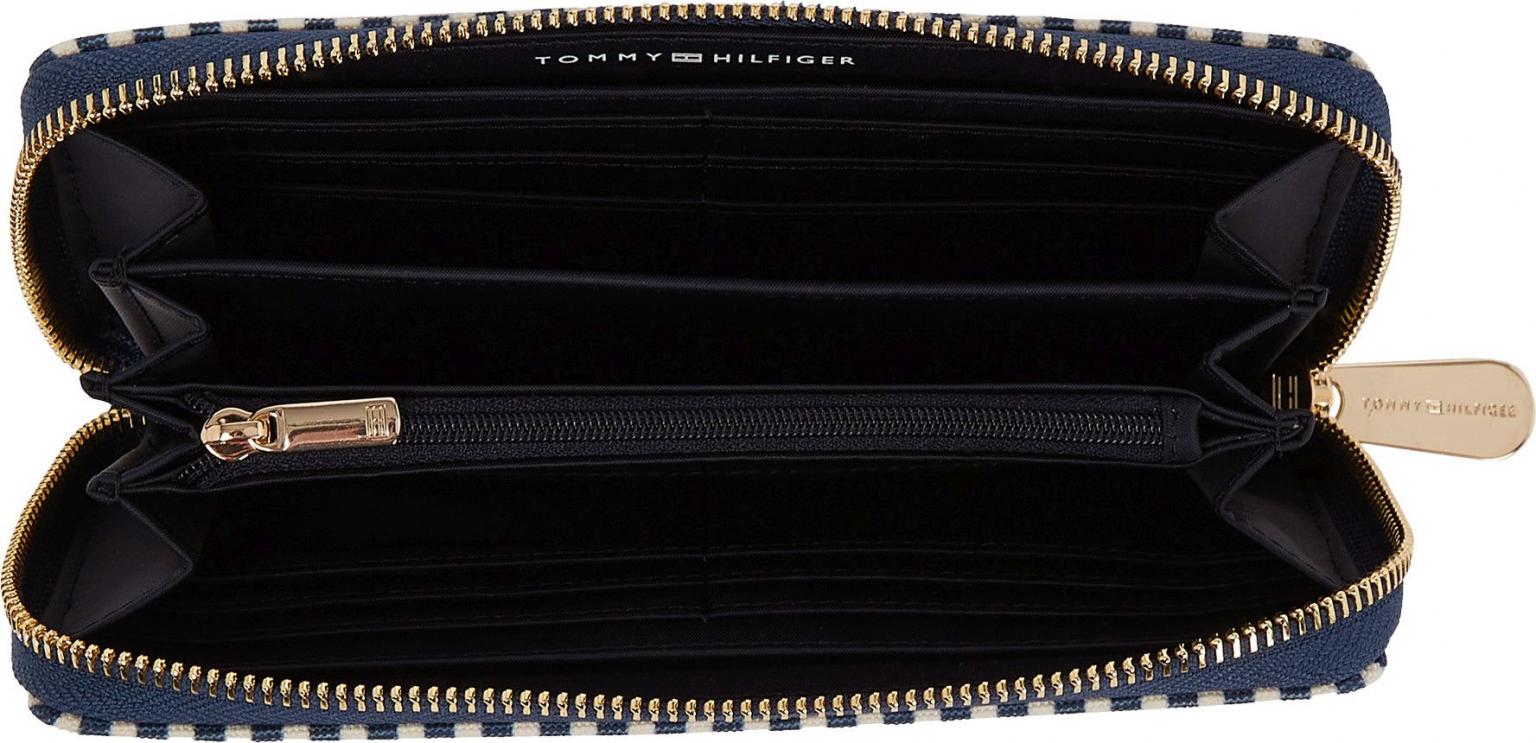 Tommy Hilfiger Longbörse Poppy Summer LRG ZA Space Blue Stripe 