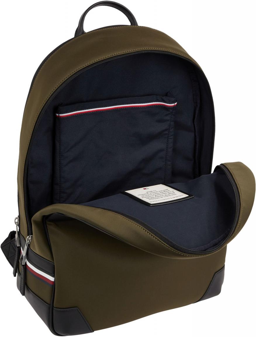 Tommy Hilfiger Männer Rucksack Army Green Nylon Urban 