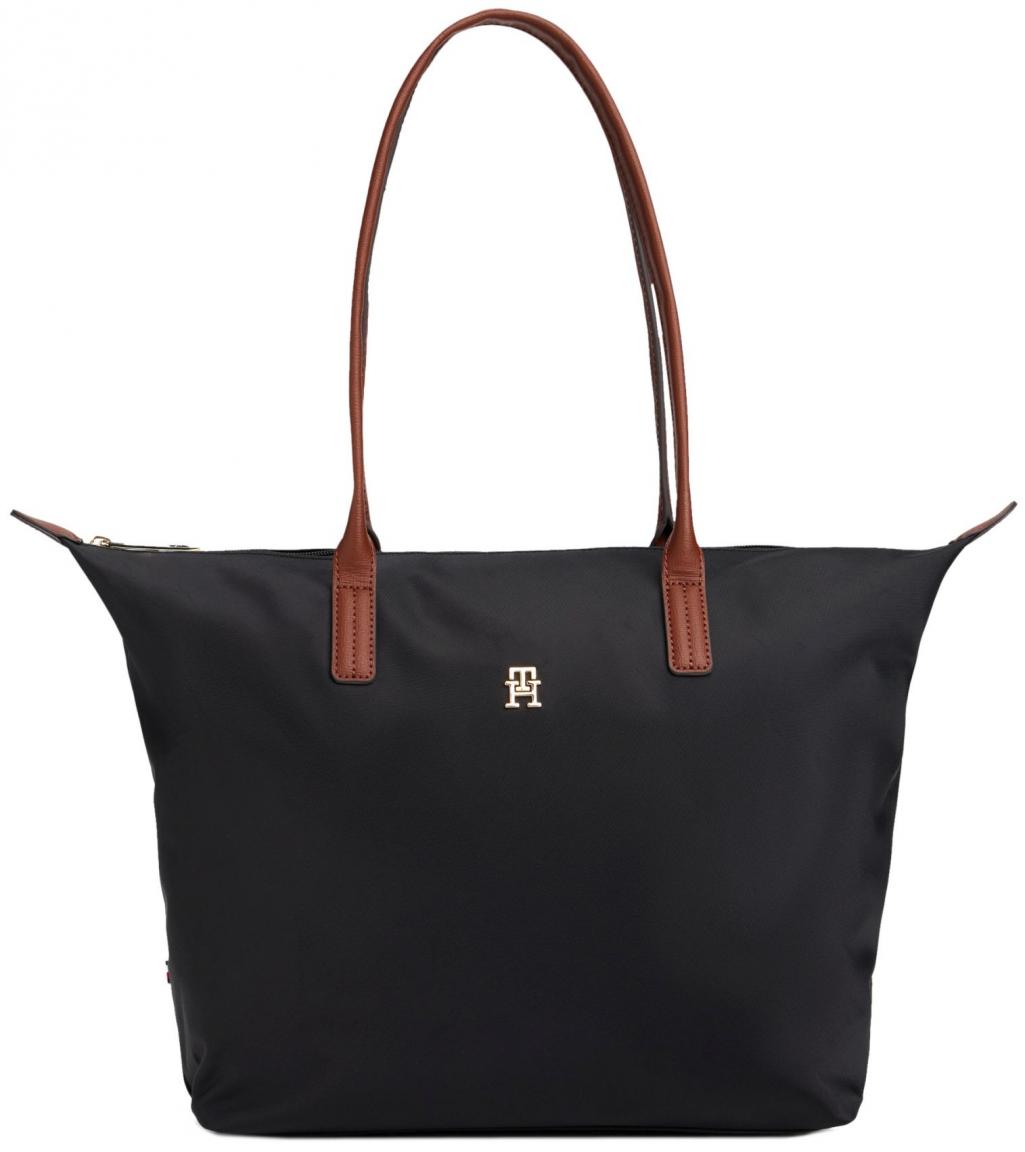 Tommy Hilfiger Medium Nylontasche schwarz Popette Tote