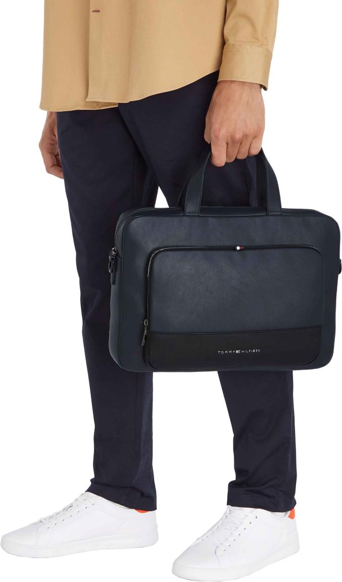 Tommy Hilfiger Navy Blue Aktentasche Business Men