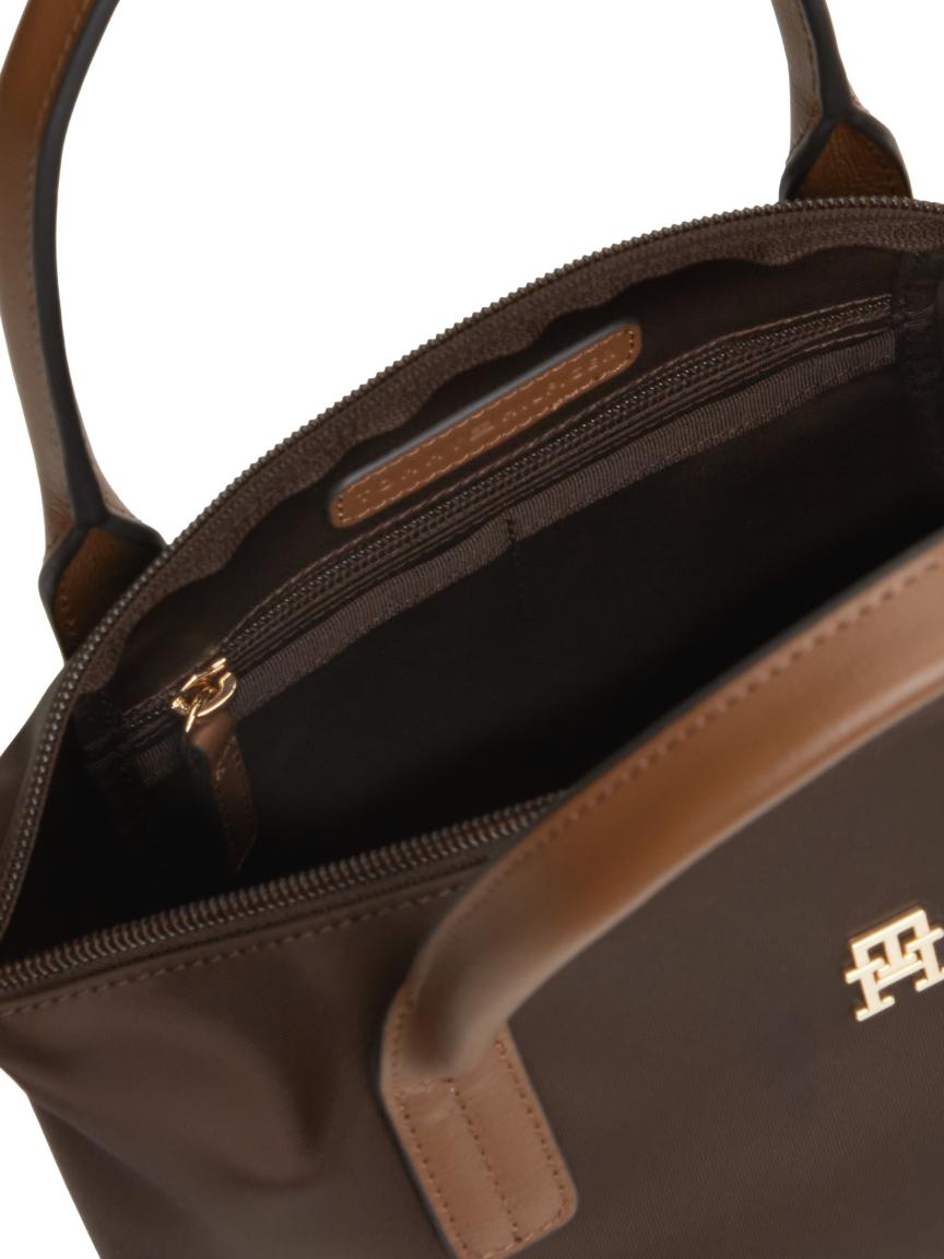 Tommy Hilfiger Popette Mini Tote Kurzgrifftasche Braun