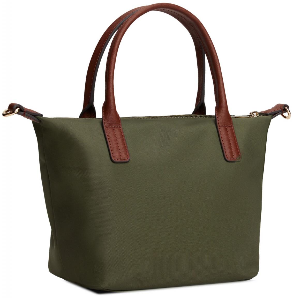 Tommy Hilfiger Popette Mini Tote hundsman green Nylontasche