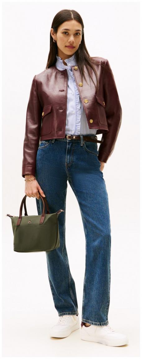 Tommy Hilfiger Popette Mini Tote hundsman green Nylontasche