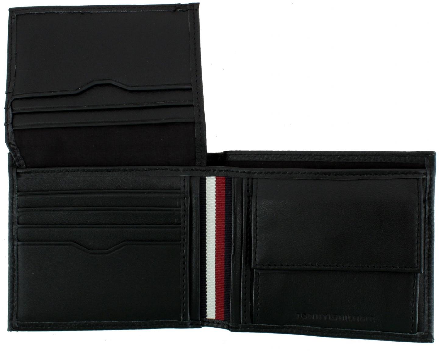 Tommy Hilfiger RFID Schutz Geldbörse Herren TH Central CC Flap And Coin