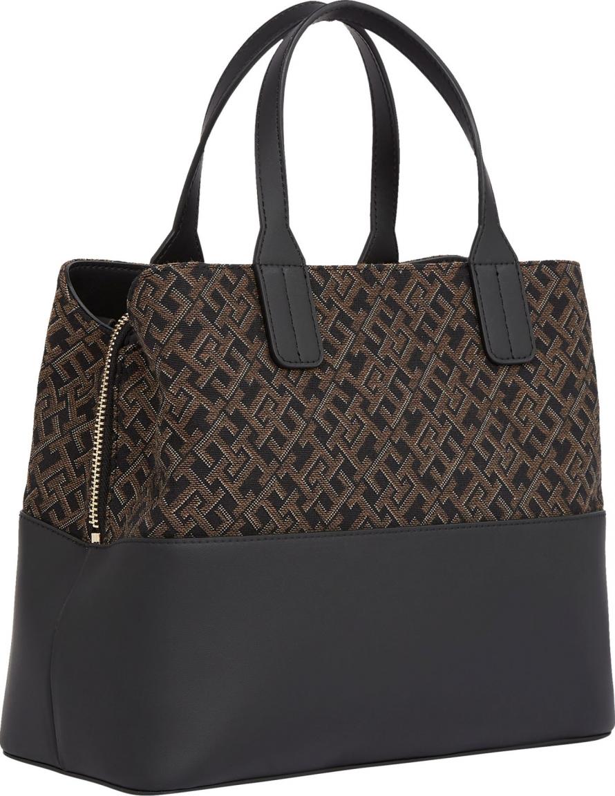 Tommy Hilfiger Satchel Jacquard Med 