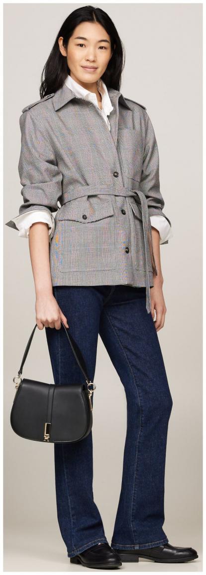 Tommy Hilfiger Satteltasche schwarz Heritage Saddle Bag