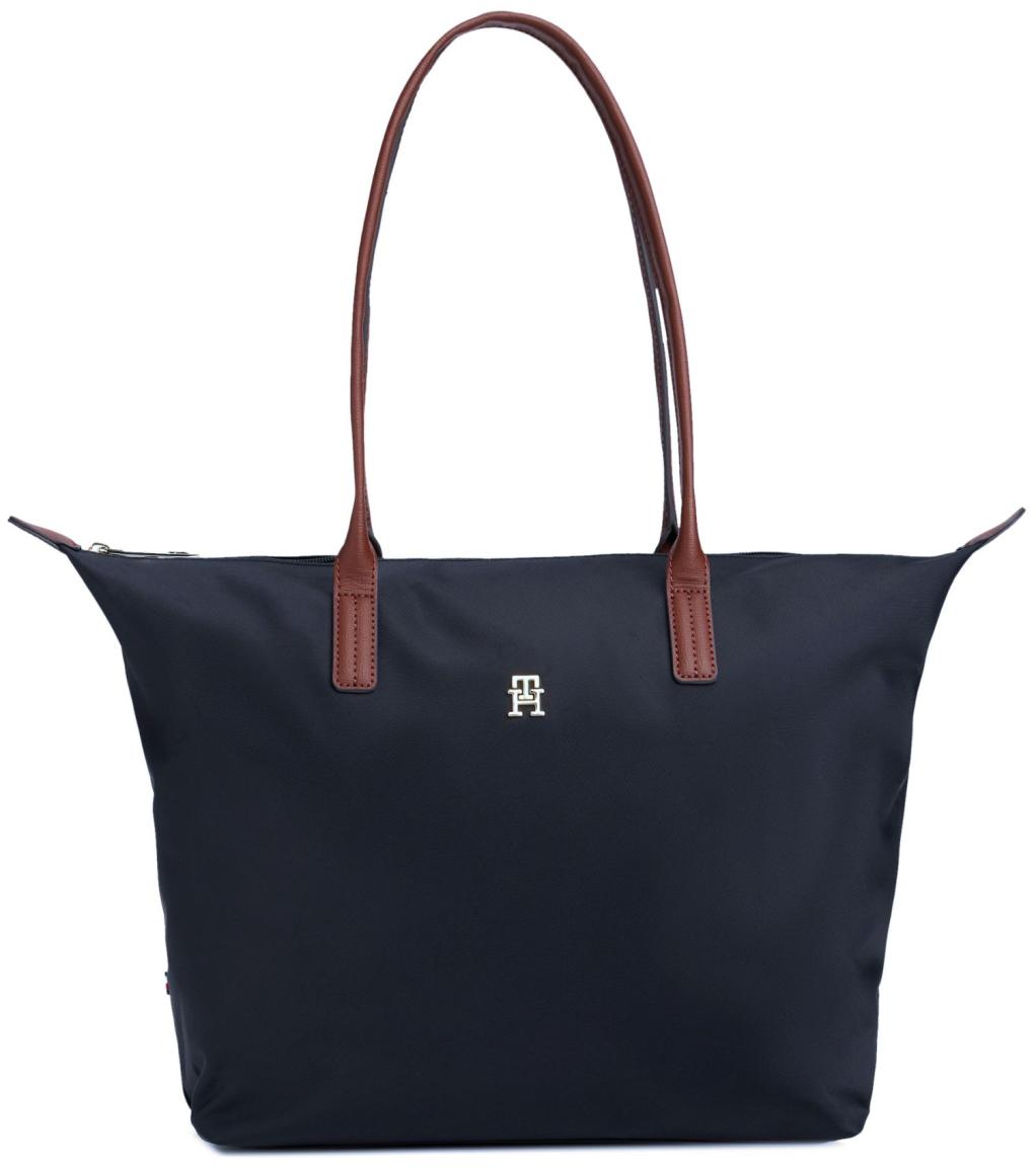 Tommy Hilfiger Shopper Tasche Popette Tote Spaceblue Perlon