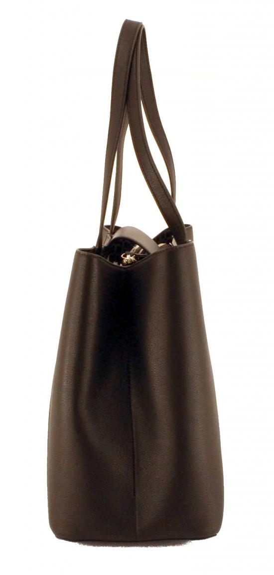 Tommy Hilfiger Shoppertasche Bag in Bag Innentasche schwarz