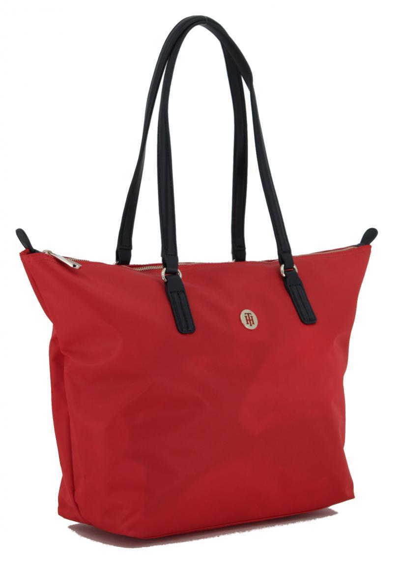 Tommy Hilfiger Shoppertasche Poppy Tote Barbados Cherry rot