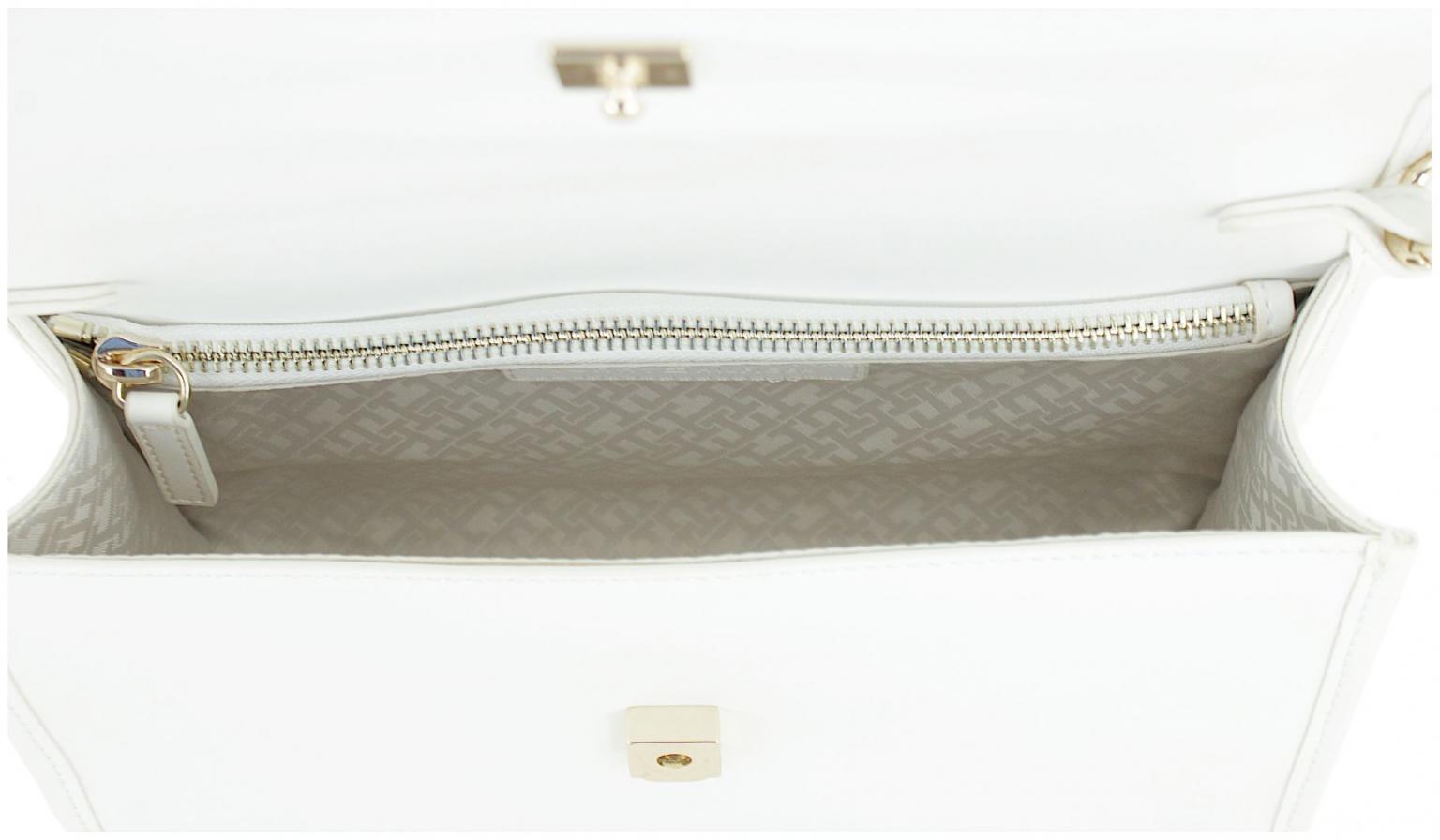Tommy Hilfiger Shoulder Umhängetasche Ecru Monotype