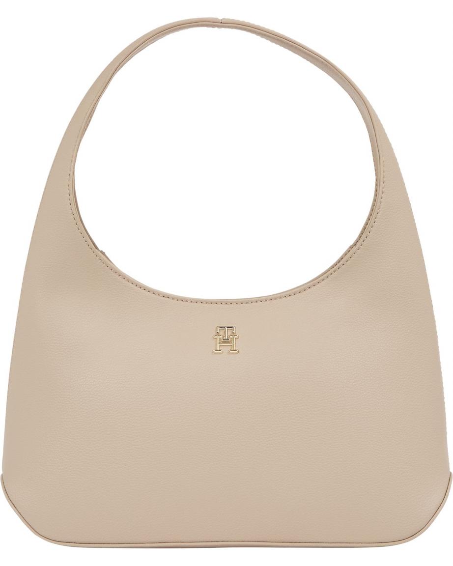 Tommy Hilfiger Tasche Damen TH Staple Shoulder Bag beige