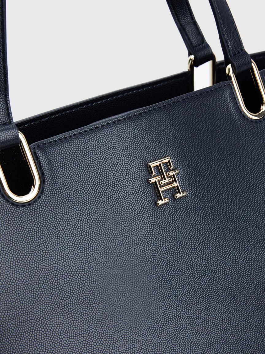 Tommy Hilfiger Timeless Satchel Space Blau Kurzhenkeltasche