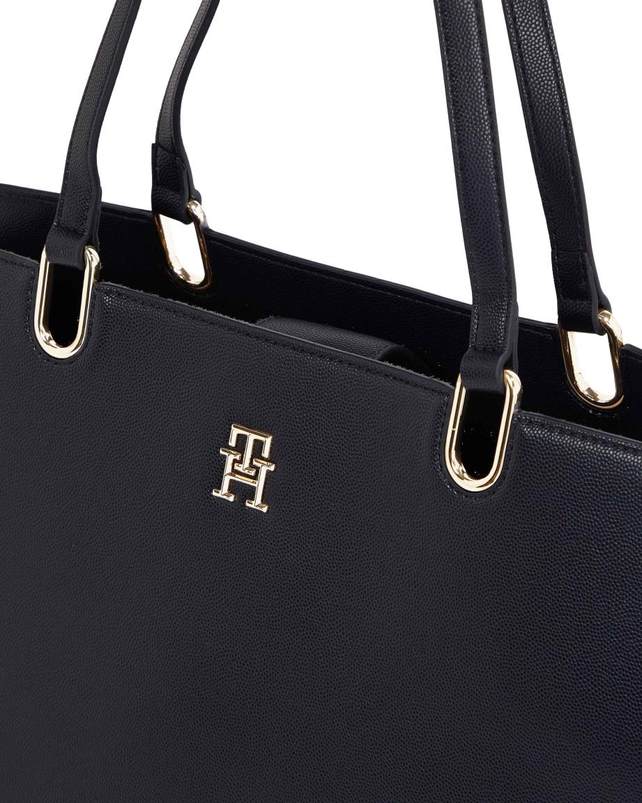 Tommy Hilfiger Timeless Satchel Space Blau Kurzhenkeltasche