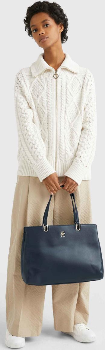 Tommy Hilfiger Timeless Satchel Space Blau Kurzhenkeltasche