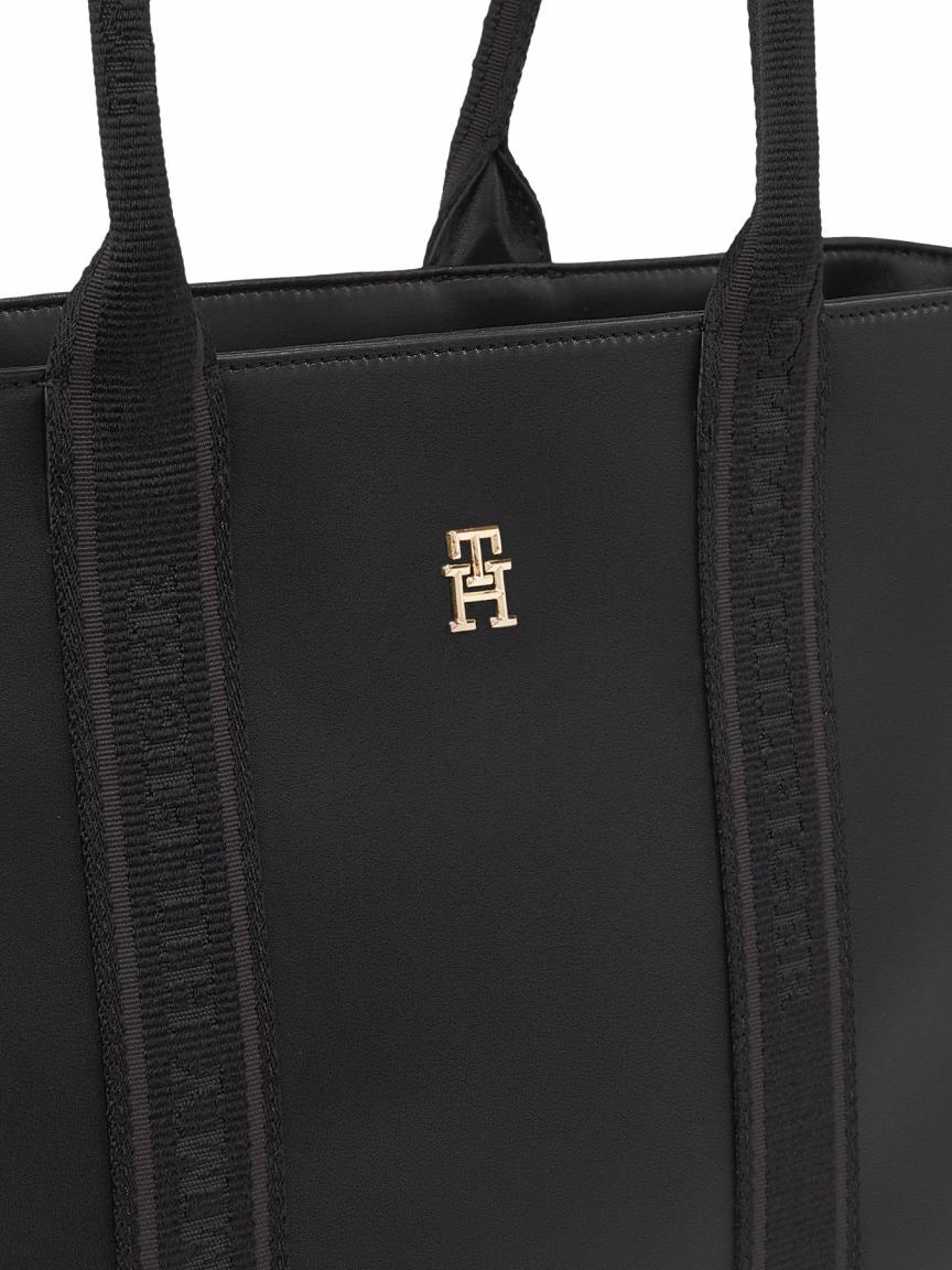 Tommy Hilfiger Tote Bag Logotape Women Black 