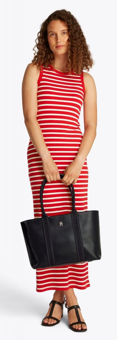 Tommy Hilfiger Tote Bag Logotape Women Black 