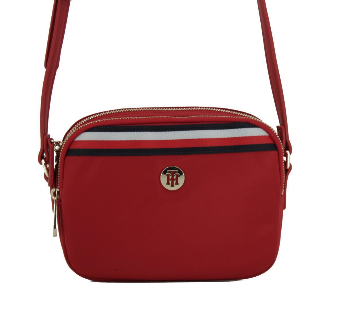 Tommy Hilfiger Umhängetasche klein Poppy Crossover rot