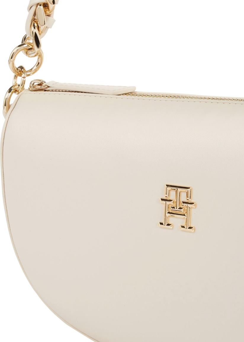 Tommy Hilfiger feminine Half Moon Abendtasche Crossover Sugarcane Beige