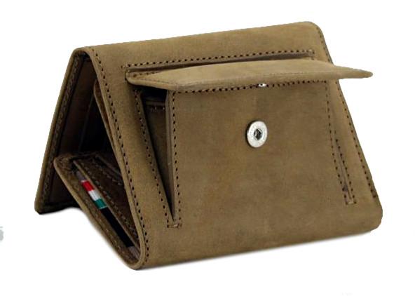 Tony Perotti Furbo Pure Portemonnaie Taupe pflanzlich gegerbt