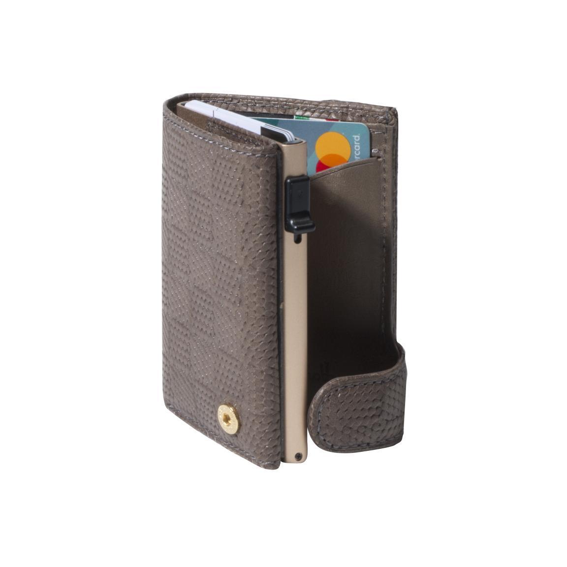 Tony Perotti Furbo RFID Schutz Etui Karten Taupe