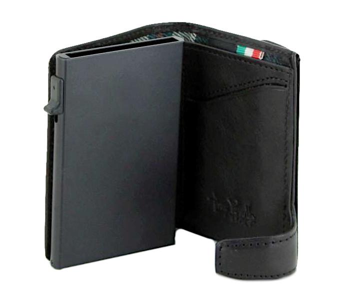 Tony Perotti Lederetui Kartenbörse Furbo Black