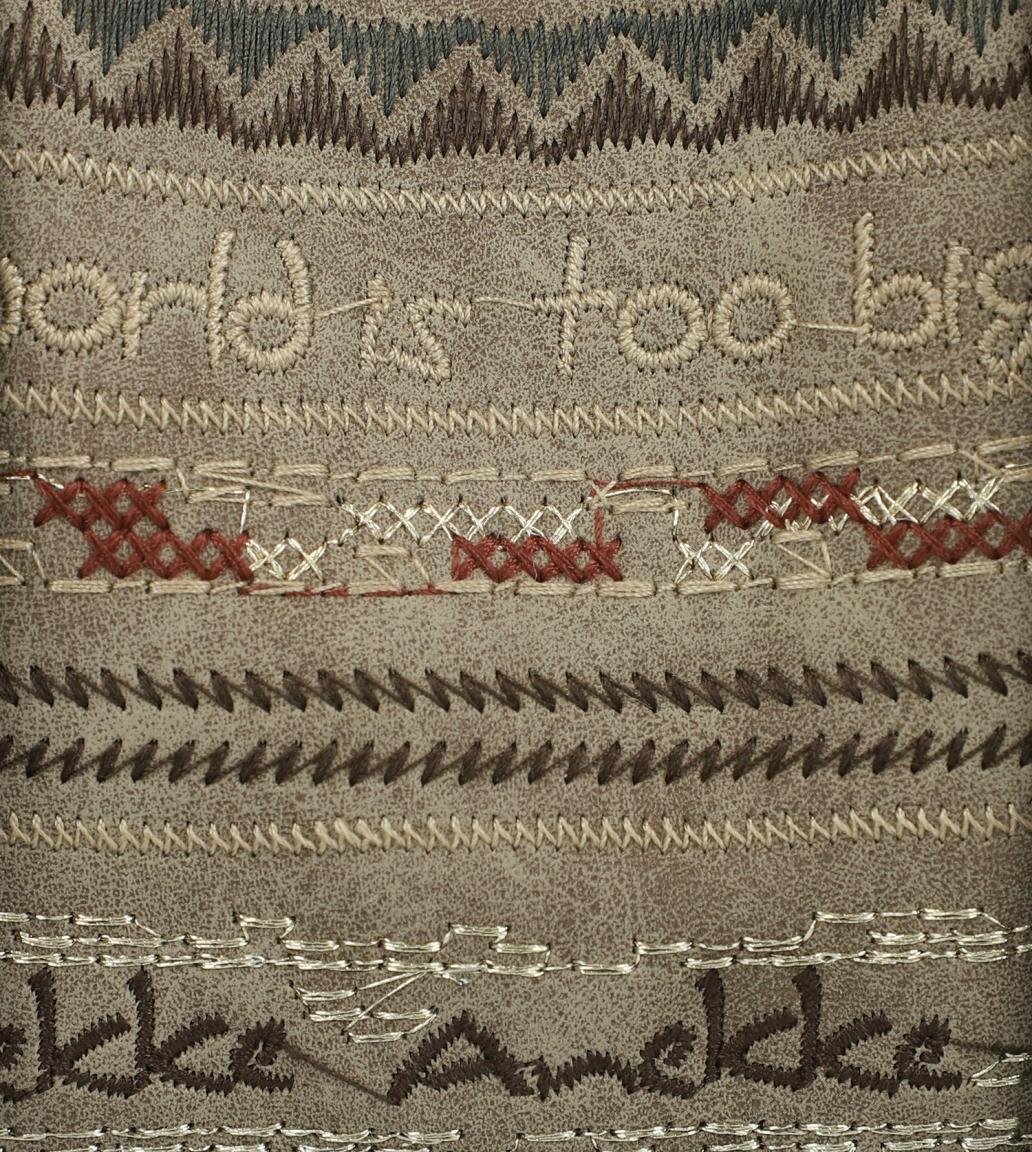 Top Handle Bag Anekke Egypt Anhänger Überschlag Marron braun
