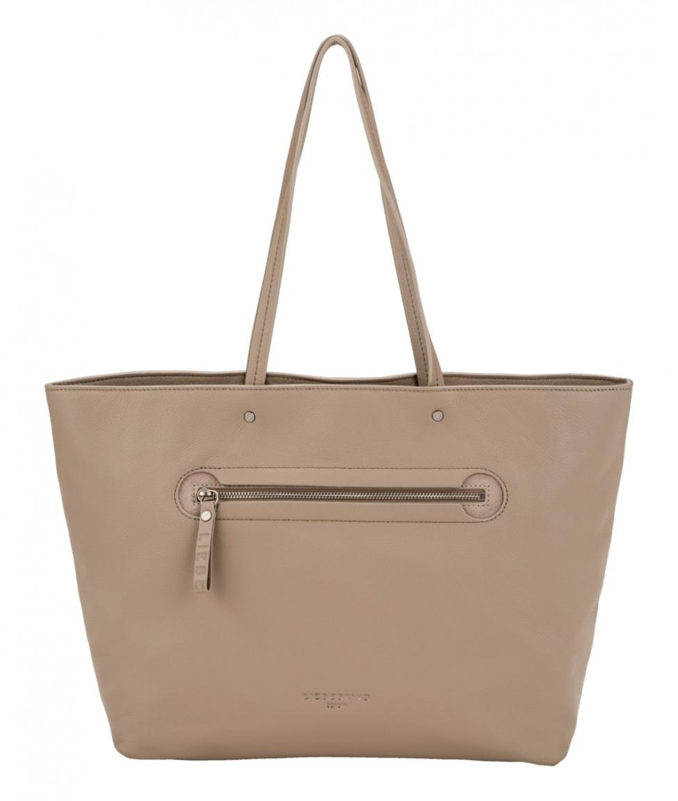 Tote Bag Liebeskind Berlin Taupe grau Leder Shopper Bags & more