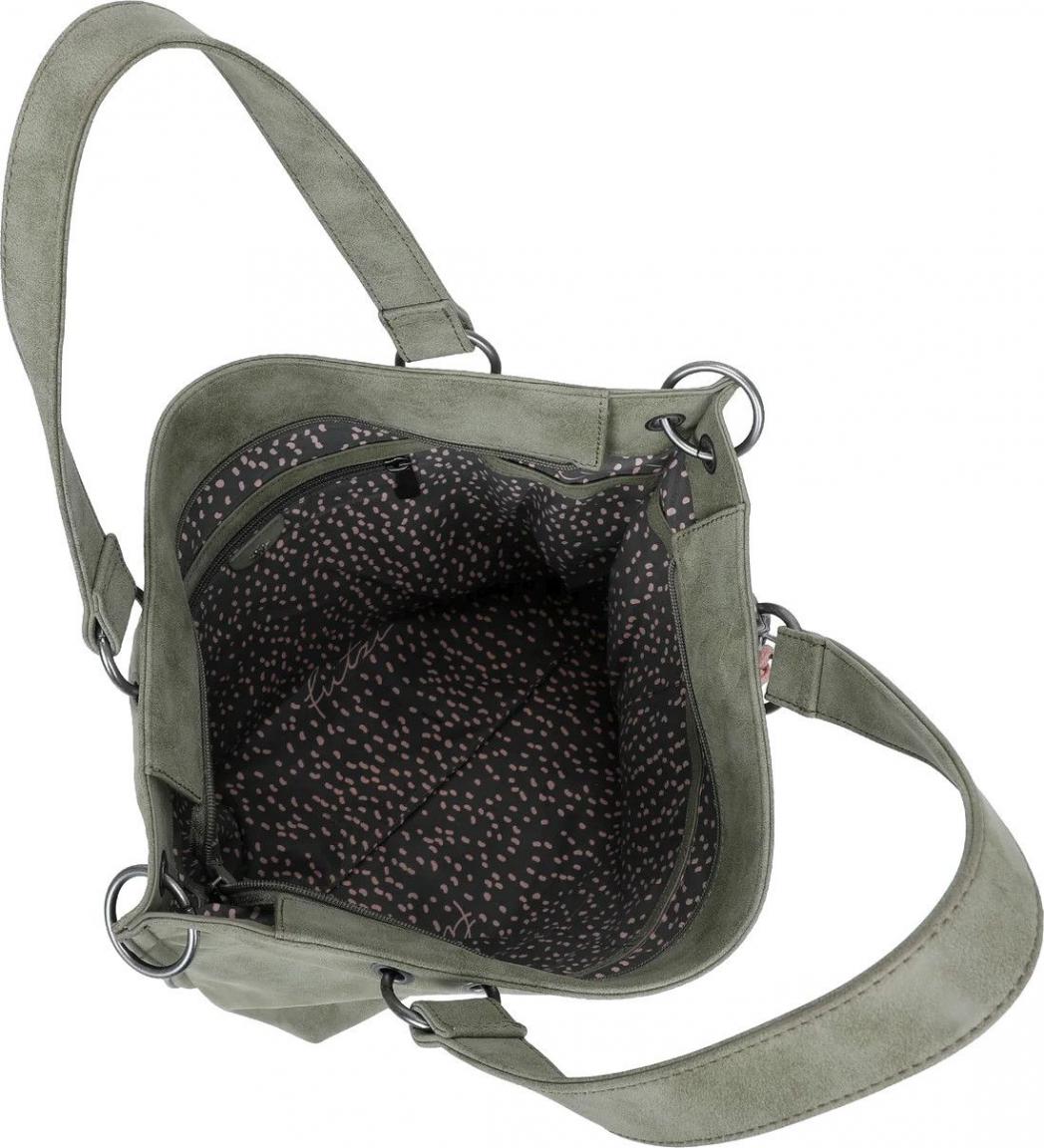 Tote Bag Fritzi aus Preußen Shopper Moss Schlammgrün Tierfrei