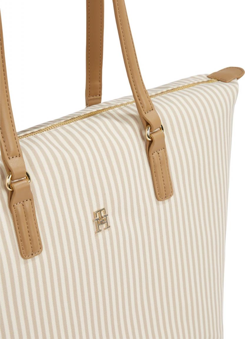 Tote Bag Poppy Summer Tommy Hilfiger Safari Canvas Stipe Nachhaltig