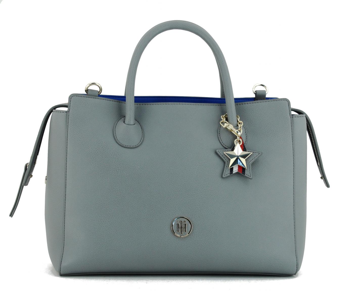 Tote Bag Tommy Hilfiger Charming Satchel navy dunkelblau rot