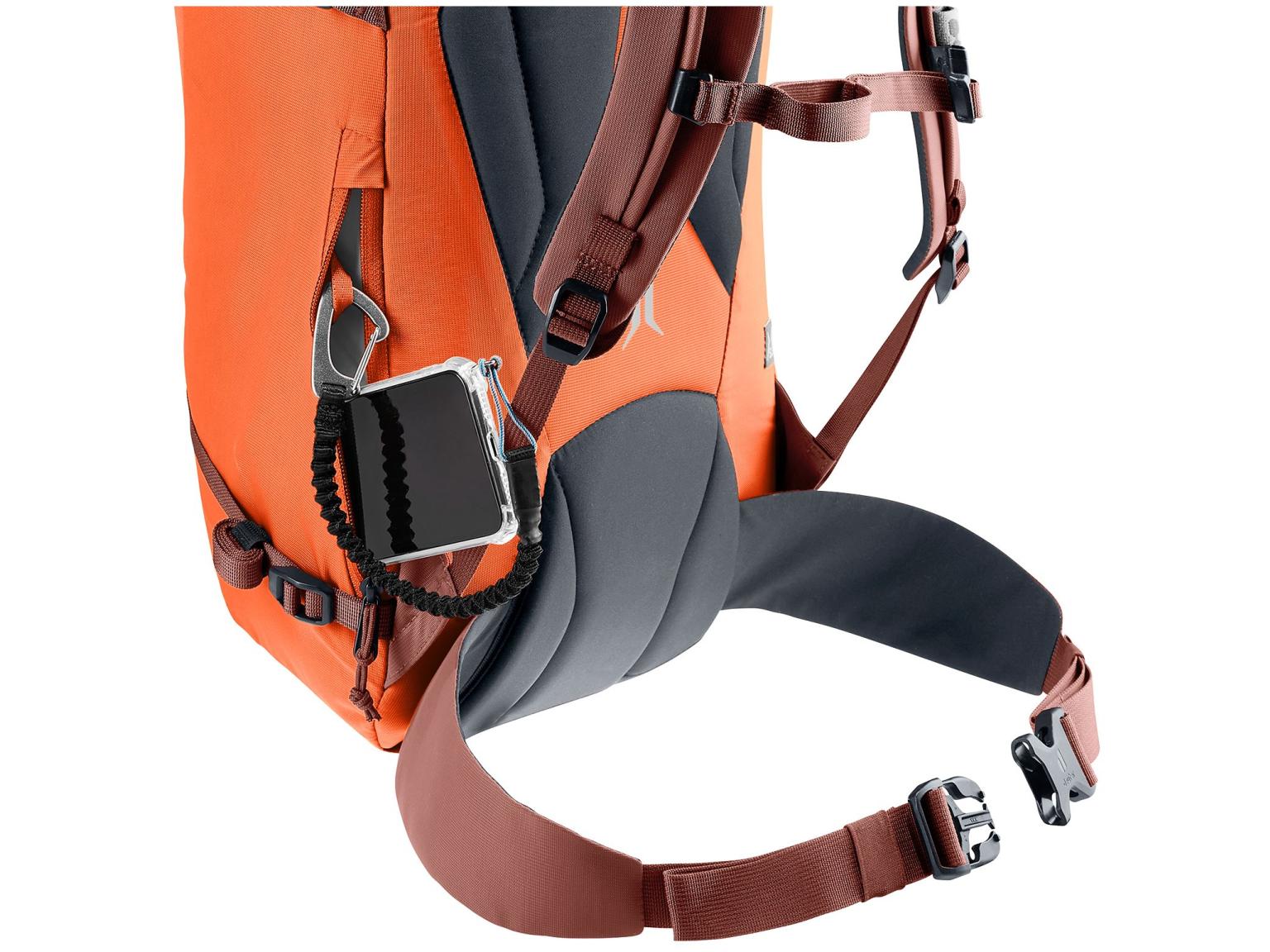Tourenrucksack deuter Guide 28 SL Papaya Redwood Orange 