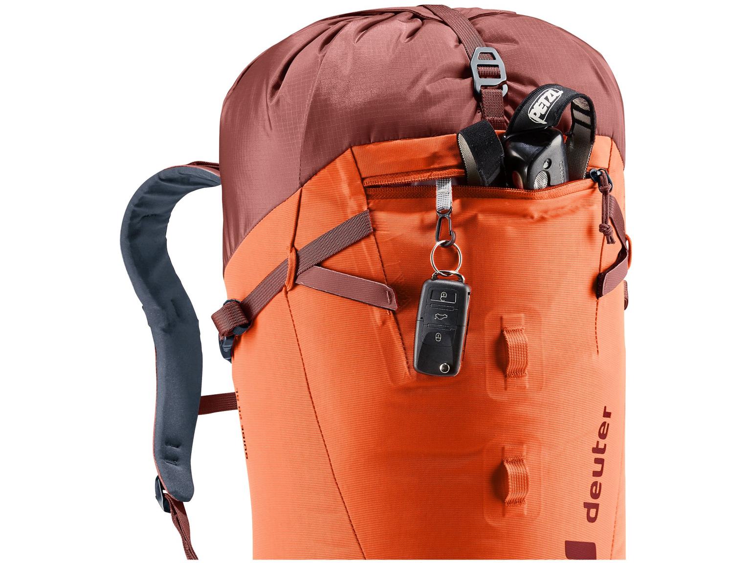 Tourenrucksack deuter Guide 28 SL Papaya Redwood Orange 