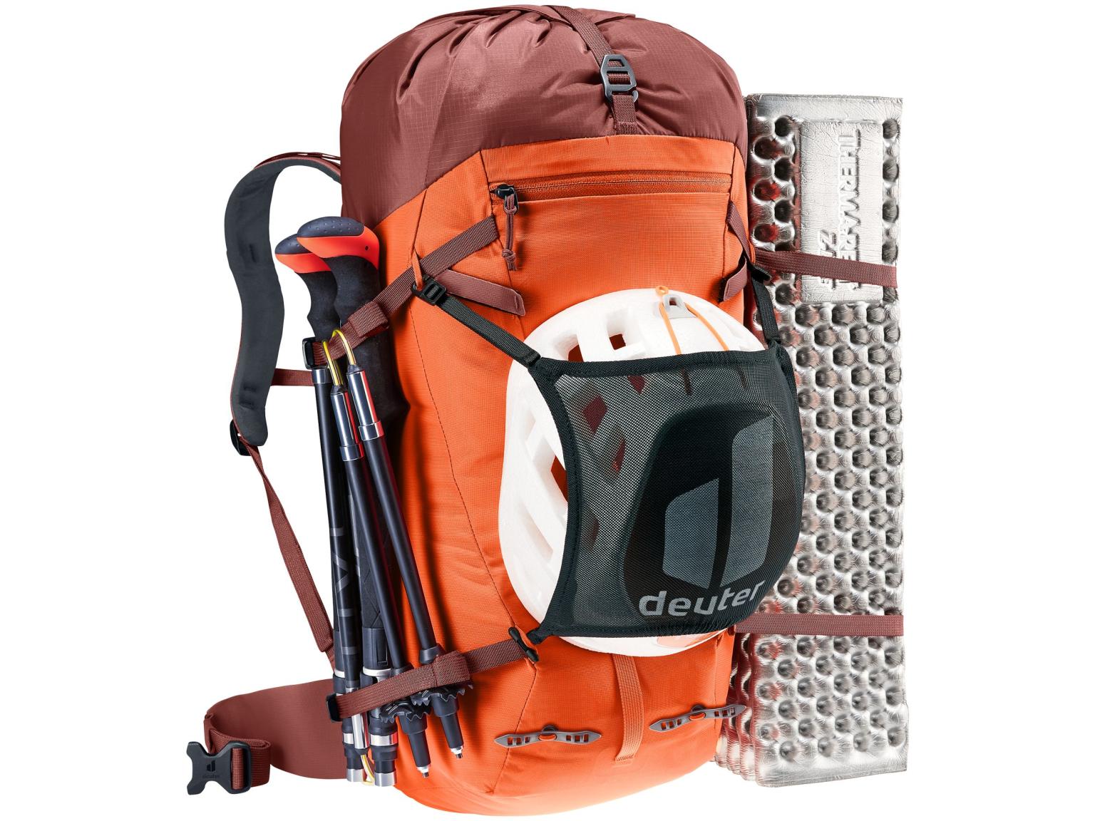 Tourenrucksack deuter Guide 28 SL Papaya Redwood Orange 