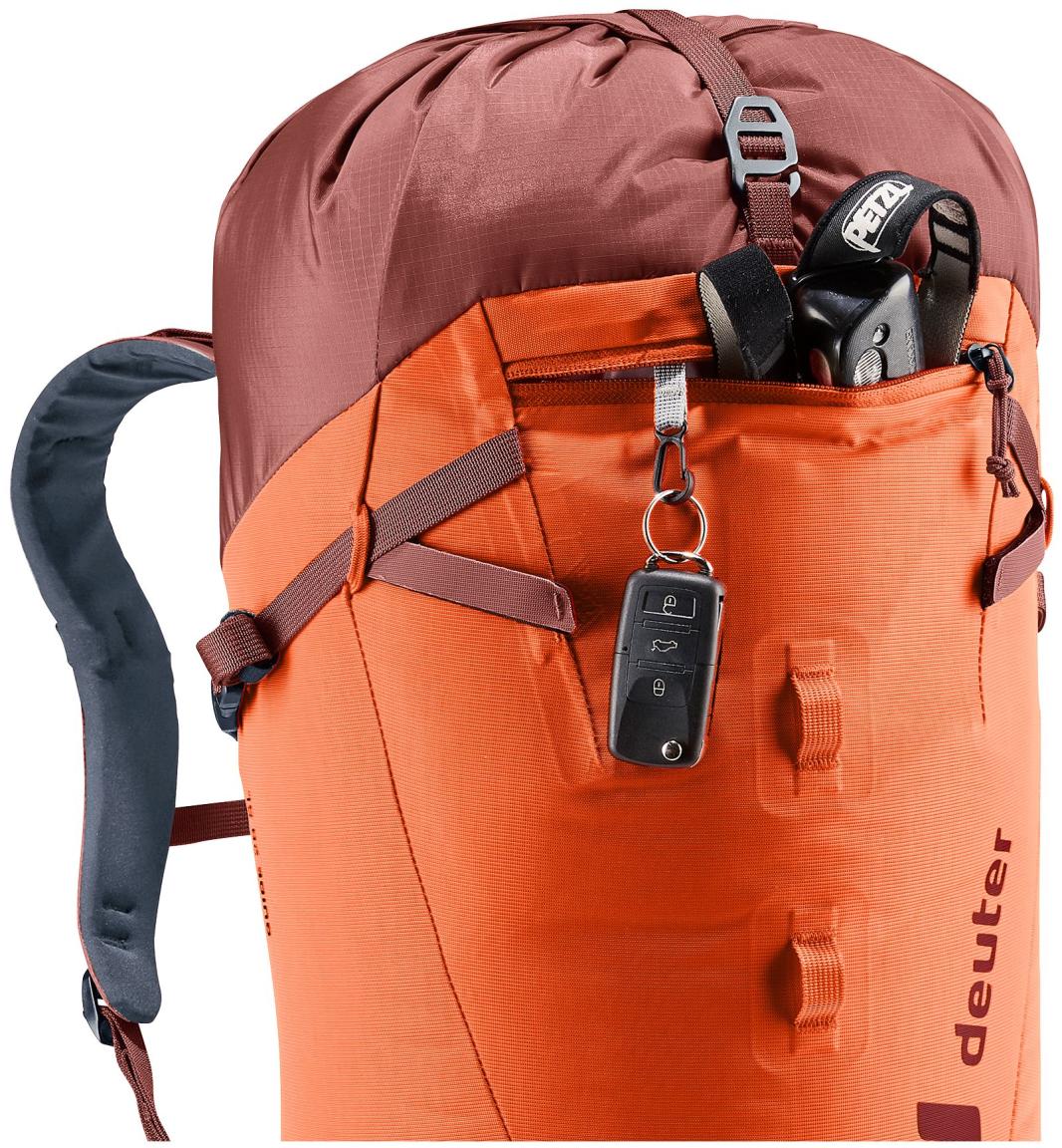 Tourenrucksack deuter Guide 28 SL Papaya Redwood Orange 