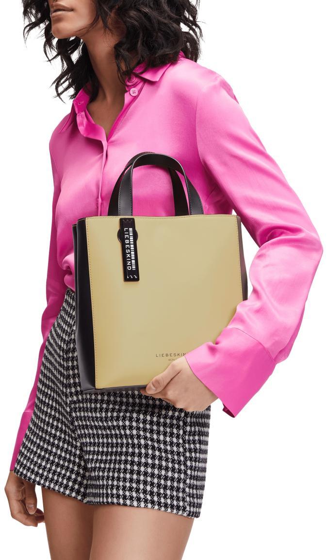 Tragetasche Carter Tote Paper Bag Small Liebeskind Berlin Security Tag Pastell Colorblocking