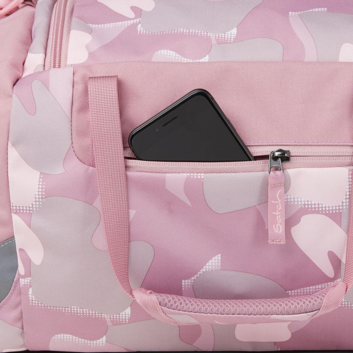 Trainingstasche Satch Duffle Bag Candy Clouds rosa blau Musterprint