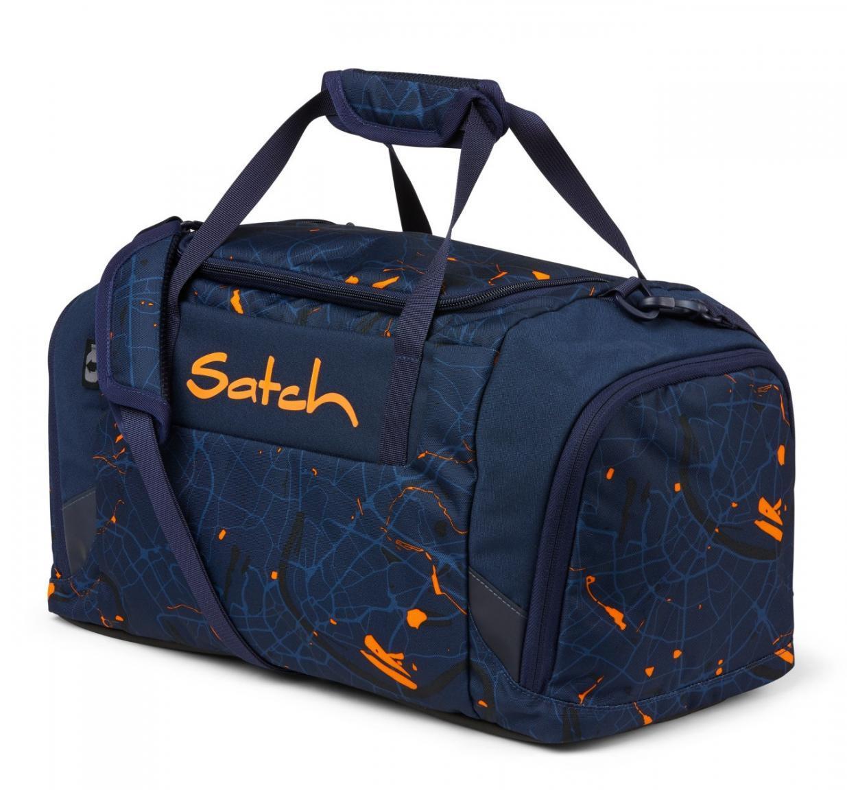 Trainingstasche dunkelblau orange Satch Urban Journey