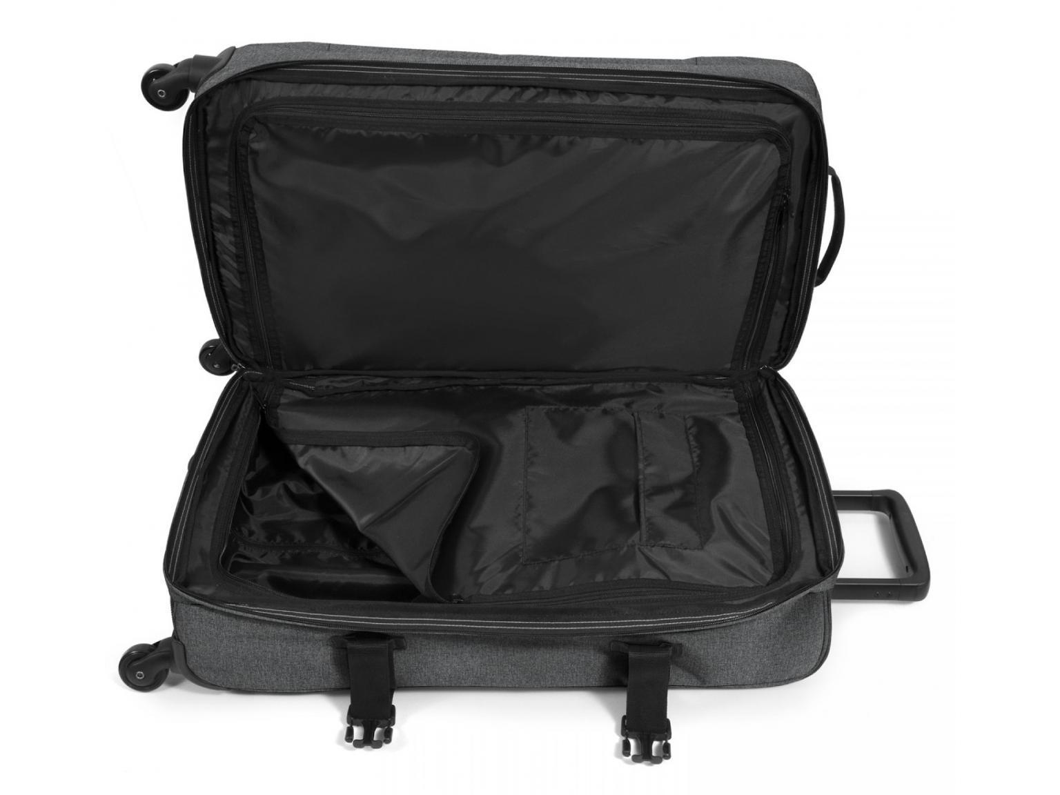 Trans4 M Reisetrolley Eastpak Black Denim Zahlenschloss grau