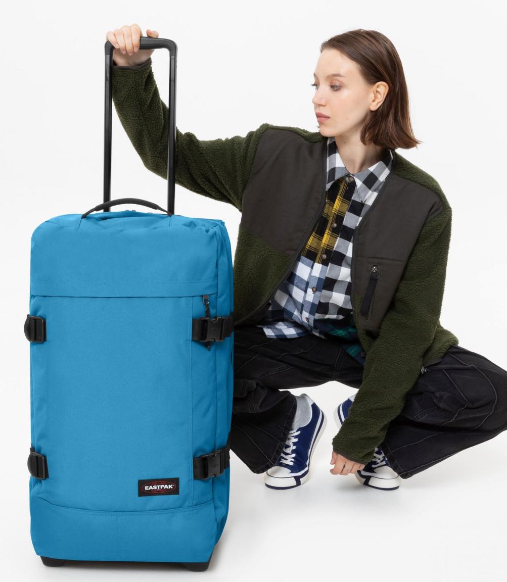 Tranverz M Eastpak 2 Rad Trolley Medium Broad Blue Blau