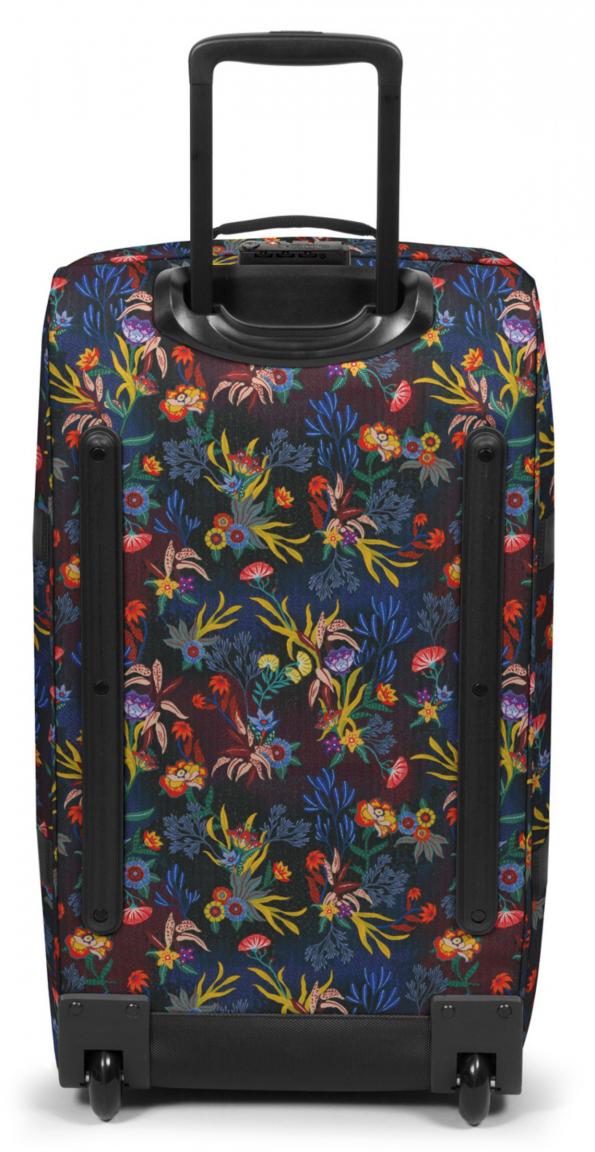 Tranverz M Rollenkoffer Reisetasche Eastpak Blumen Trippy Blue