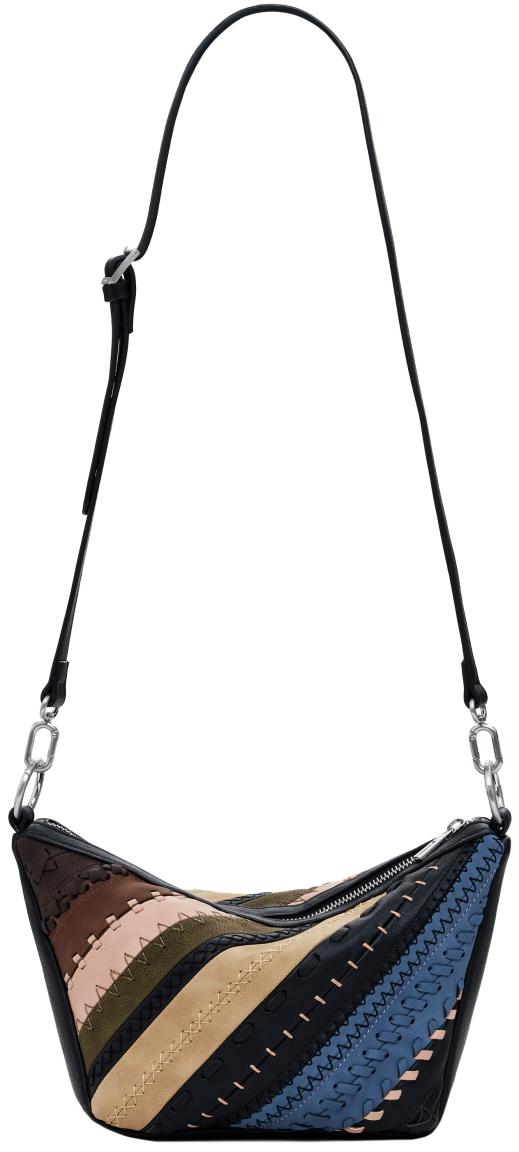 Trapeztasche Desigual Munich bunt Quebec Whipstitch Patch