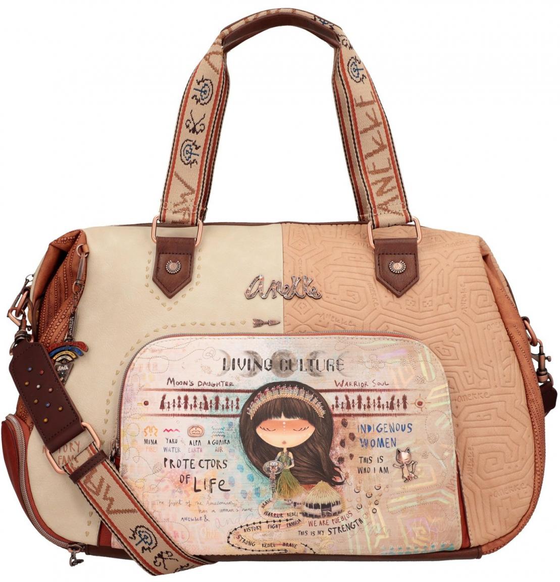 Travel Bag Anekke Menire Südamerikas Frauen Beige