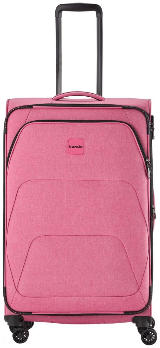 Travelite 4w Trolley L 78cm Adria Rosa Flugkoffer Weichgepäck