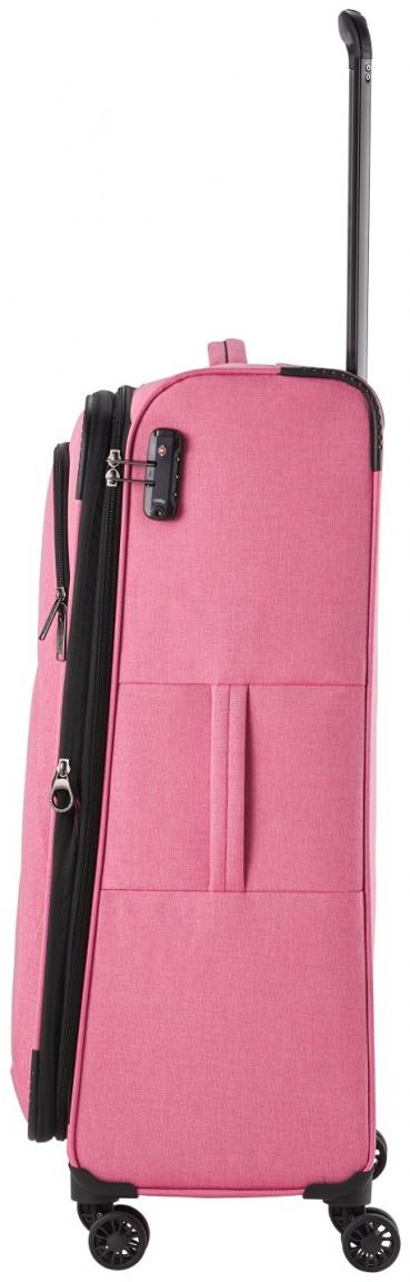 Travelite 4w Trolley L 78cm Adria Rosa Flugkoffer Weichgepäck