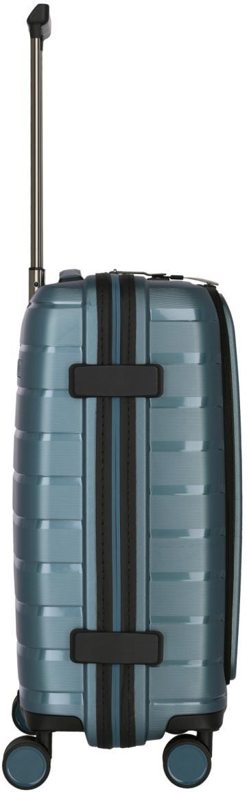 Travelite 55cm Air Base 4w Businesstrolley S Handgepäck Ice Blue Laptop